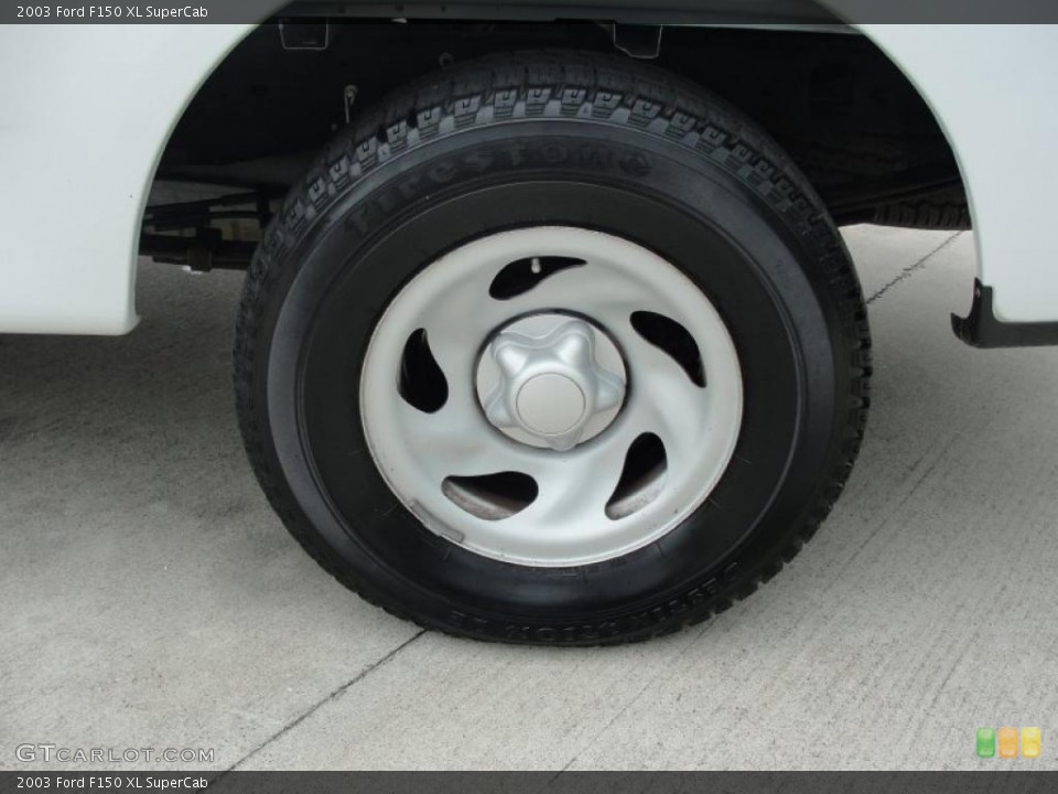 2003 Ford F150 XL SuperCab Wheel and Tire Photo #47159031