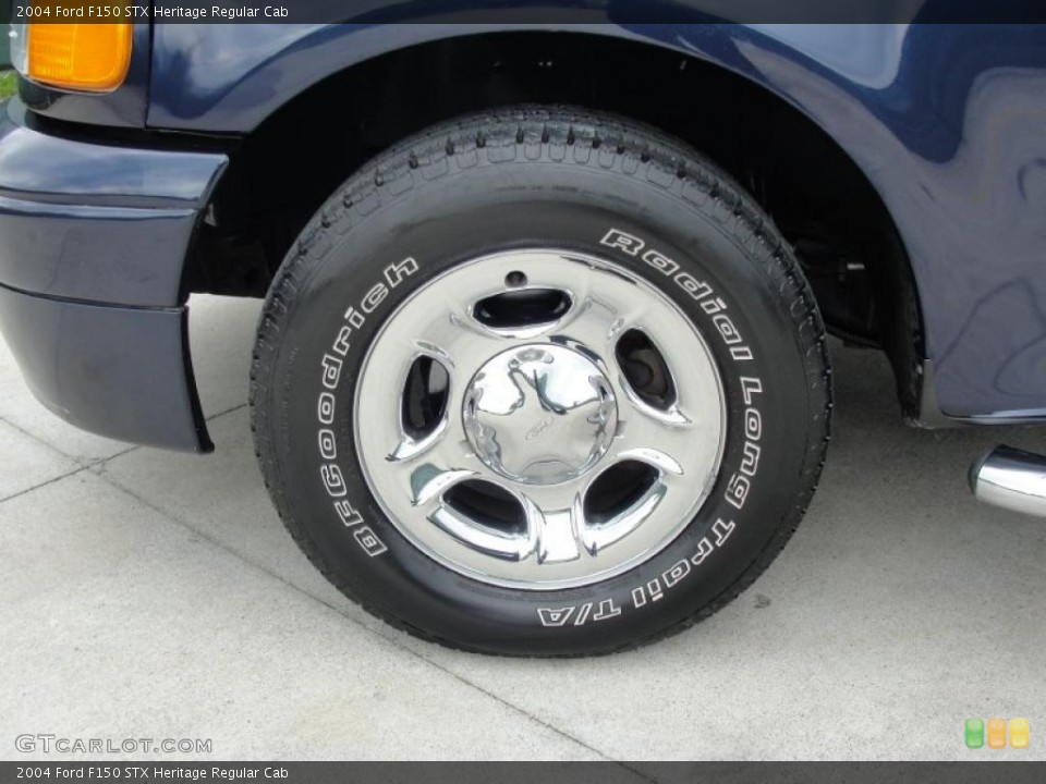 2004 Ford F150 STX Heritage Regular Cab Wheel and Tire Photo #47160228