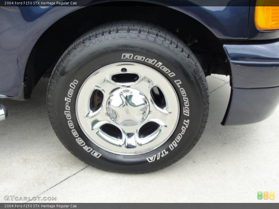 2004 Ford F150 STX Heritage Regular Cab Wheel and Tire Photo #47160255