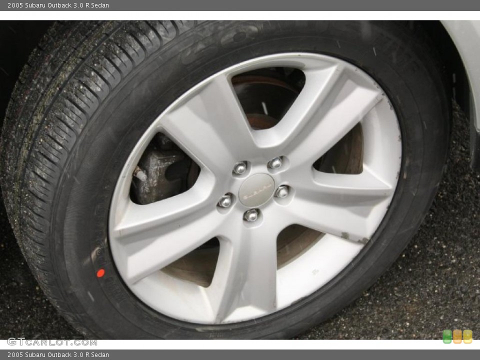 2005 Subaru Outback 3.0 R Sedan Wheel and Tire Photo #47160942