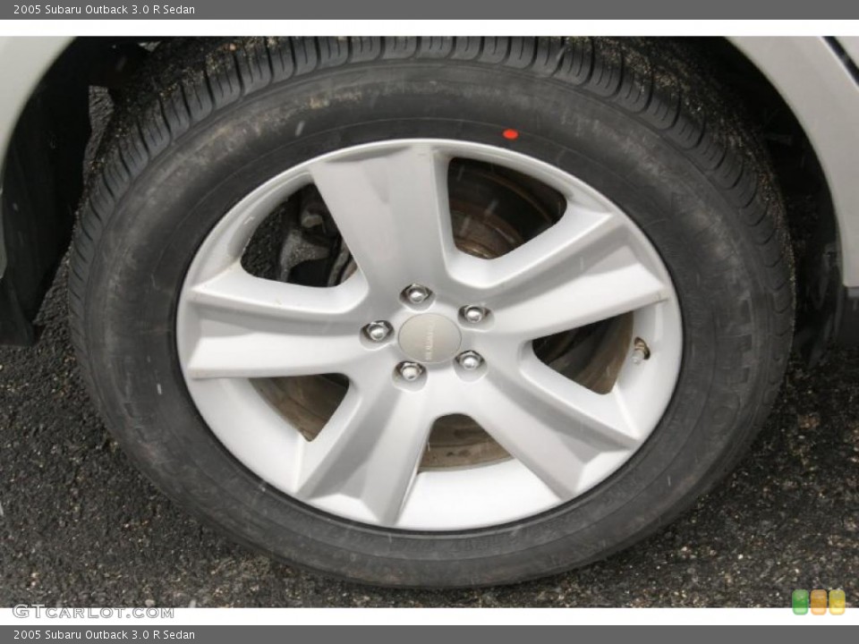 2005 Subaru Outback 3.0 R Sedan Wheel and Tire Photo #47160948