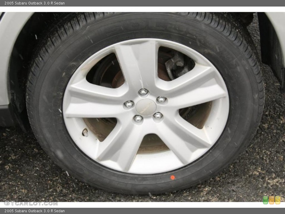 2005 Subaru Outback 3.0 R Sedan Wheel and Tire Photo #47160954