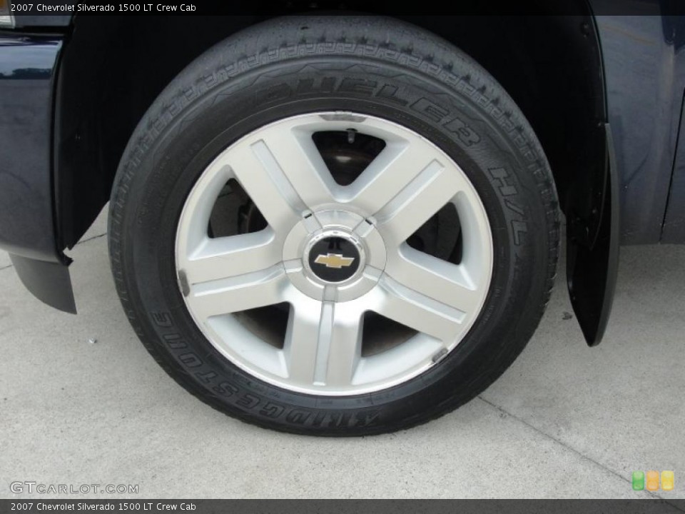 2007 Chevrolet Silverado 1500 LT Crew Cab Wheel and Tire Photo #47161515