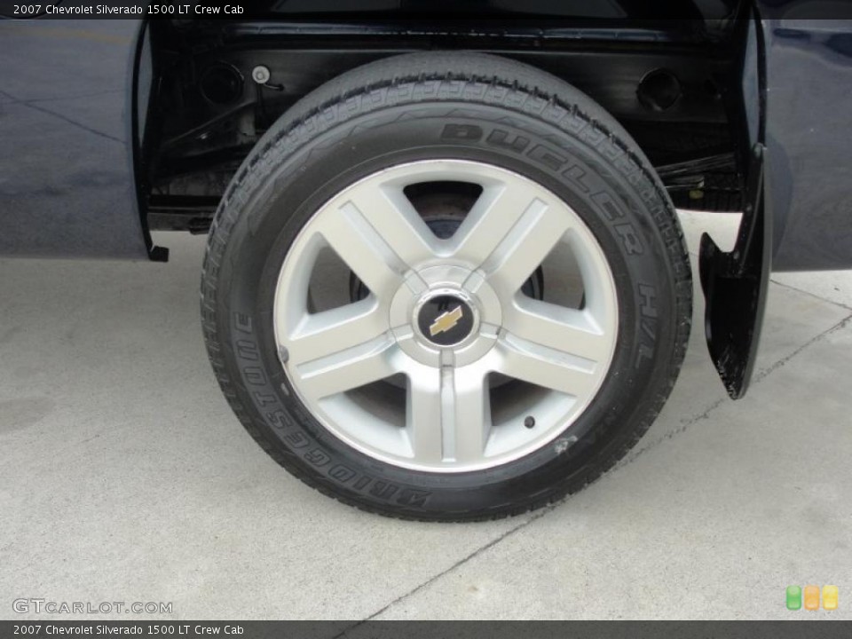 2007 Chevrolet Silverado 1500 LT Crew Cab Wheel and Tire Photo #47161527