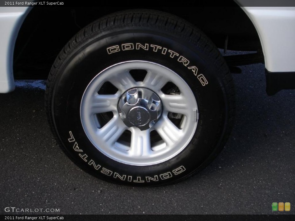 2011 Ford Ranger XLT SuperCab Wheel and Tire Photo #47165301