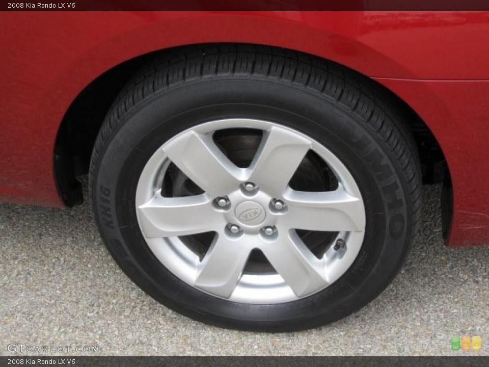 2008 Kia Rondo LX V6 Wheel and Tire Photo #47168031