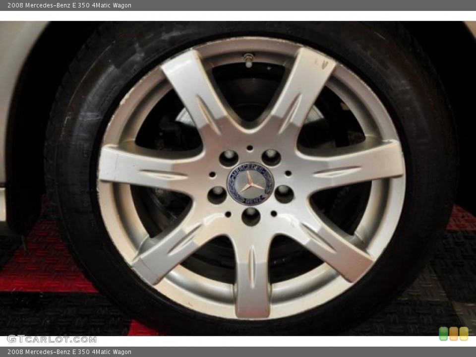 2008 Mercedes-Benz E 350 4Matic Wagon Wheel and Tire Photo #47172639