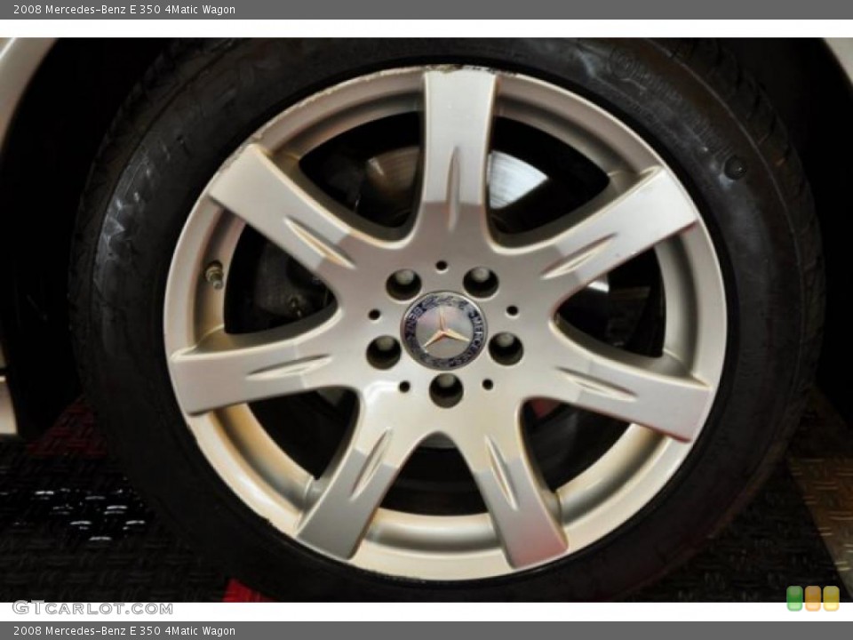 2008 Mercedes-Benz E 350 4Matic Wagon Wheel and Tire Photo #47172654