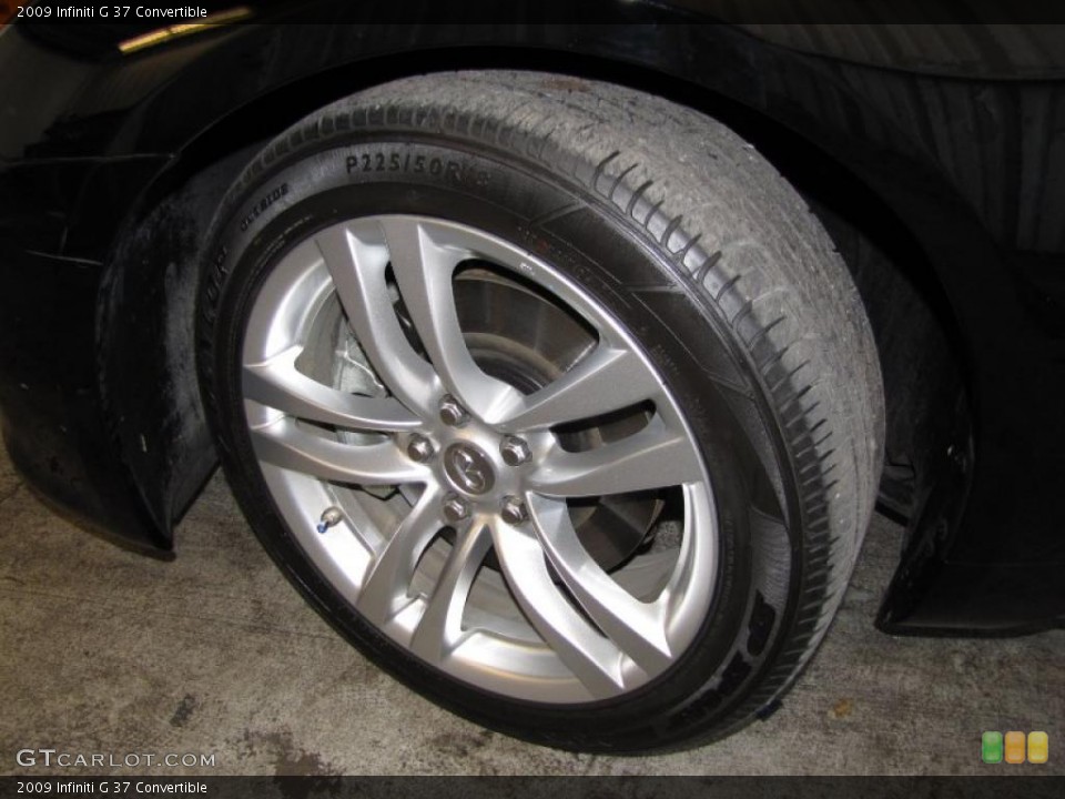 2009 Infiniti G 37 Convertible Wheel and Tire Photo #47176305