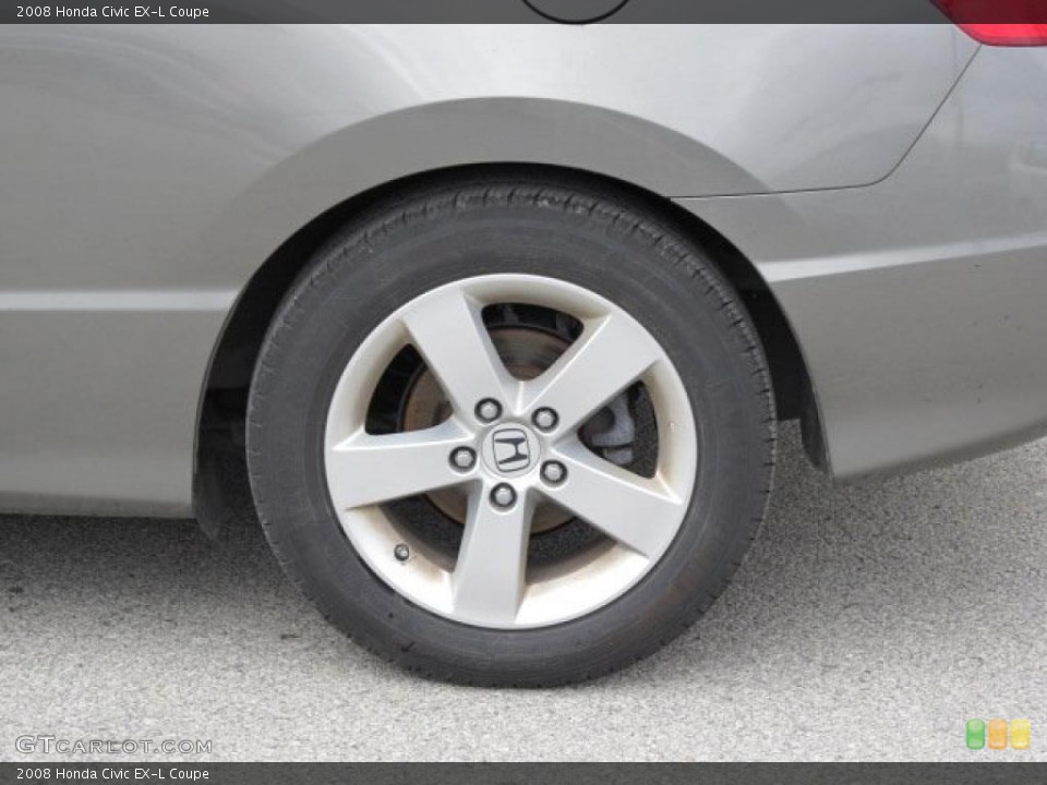 2008 Honda Civic EX-L Coupe Wheel and Tire Photo #47176485