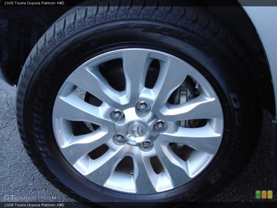 2008 Toyota Sequoia Platinum 4WD Wheel and Tire Photo #47179332