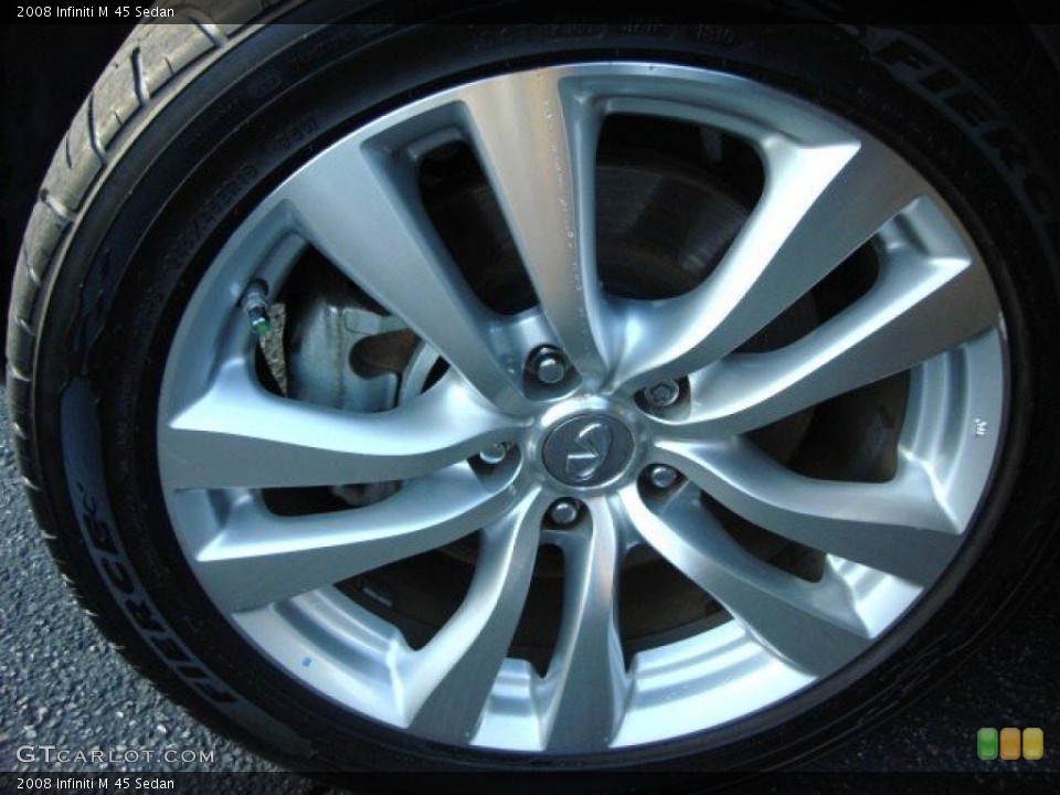 2008 Infiniti M 45 Sedan Wheel and Tire Photo #47179578