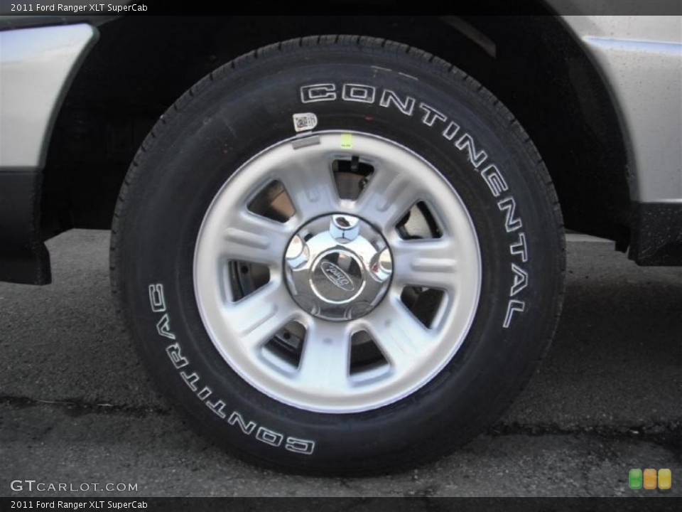 2011 Ford Ranger XLT SuperCab Wheel and Tire Photo #47181459