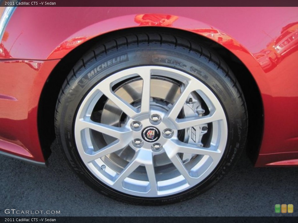 2011 Cadillac CTS -V Sedan Wheel and Tire Photo #47183664