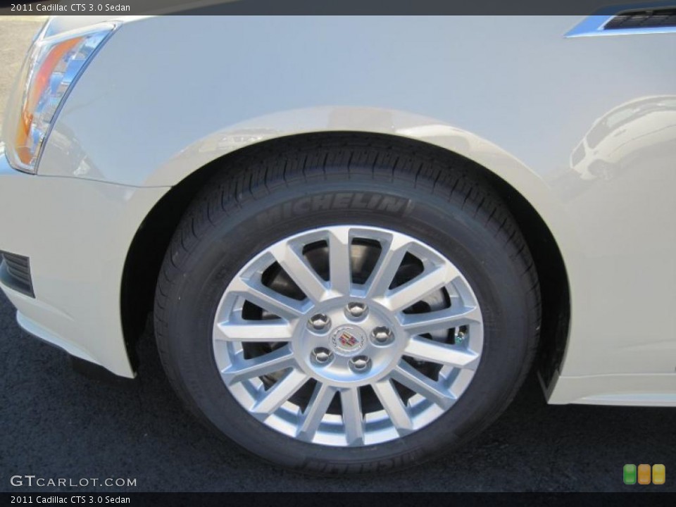 2011 Cadillac CTS 3.0 Sedan Wheel and Tire Photo #47183946