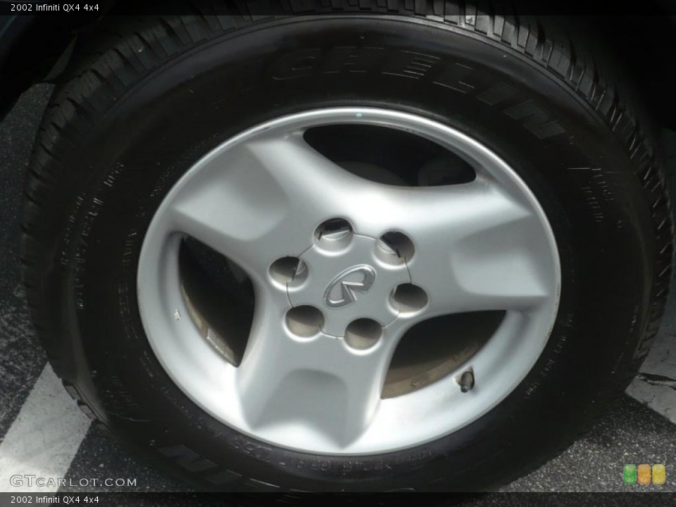 2002 Infiniti QX4 4x4 Wheel and Tire Photo #47186619