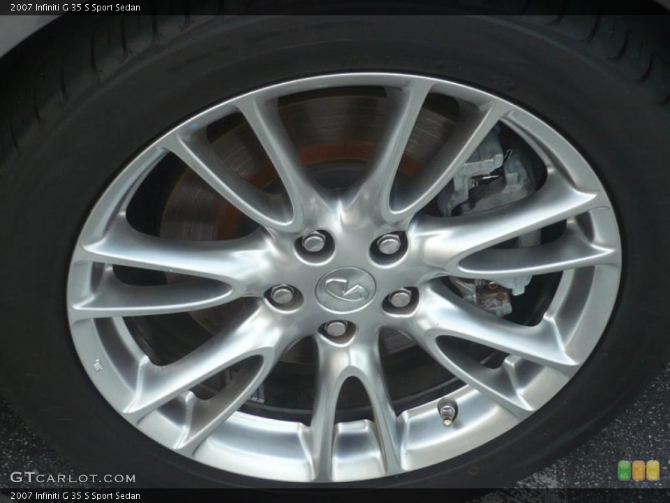 2007 Infiniti G 35 S Sport Sedan Wheel and Tire Photo #47186949