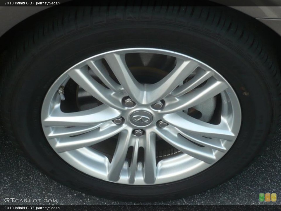 2010 Infiniti G 37 Journey Sedan Wheel and Tire Photo #47187135