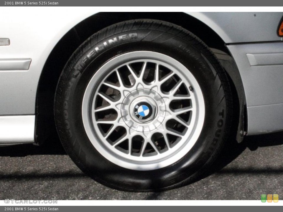 2001 BMW 5 Series 525i Sedan Wheel and Tire Photo #47187882