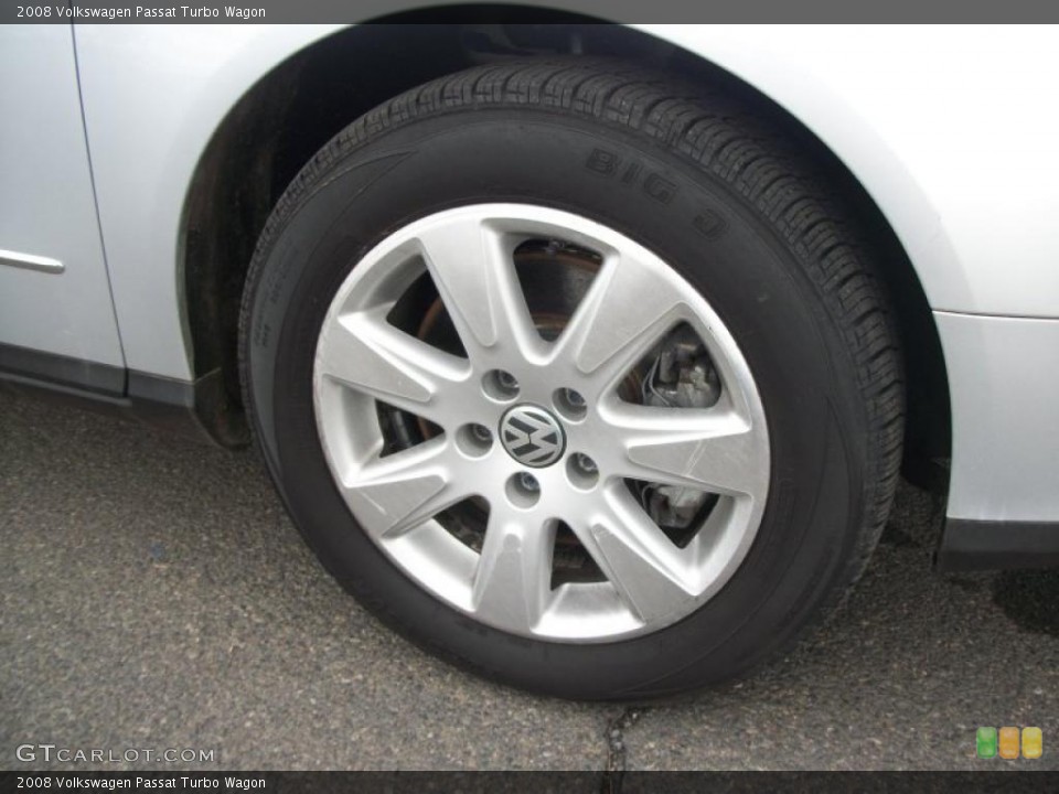 2008 Volkswagen Passat Turbo Wagon Wheel and Tire Photo #47188464