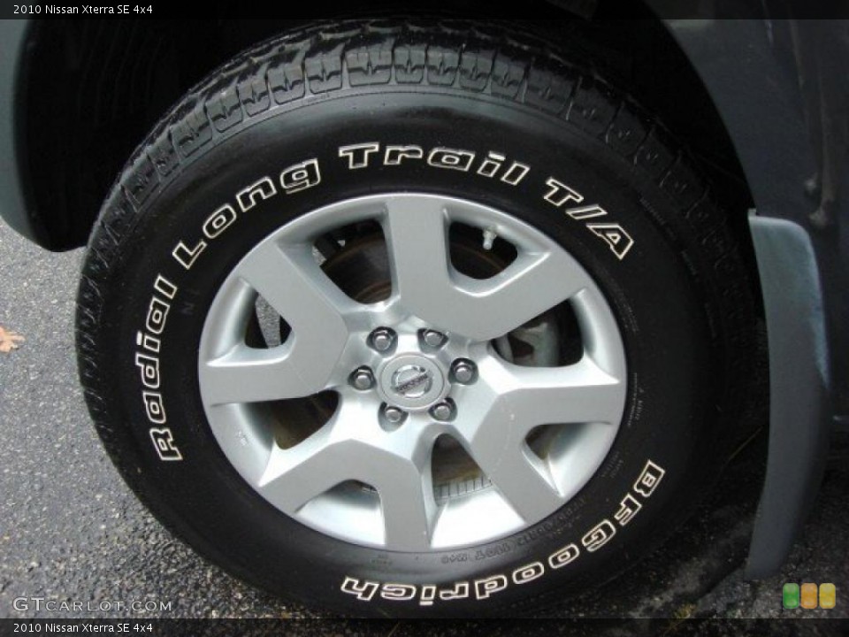 2010 Nissan Xterra SE 4x4 Wheel and Tire Photo #47188821