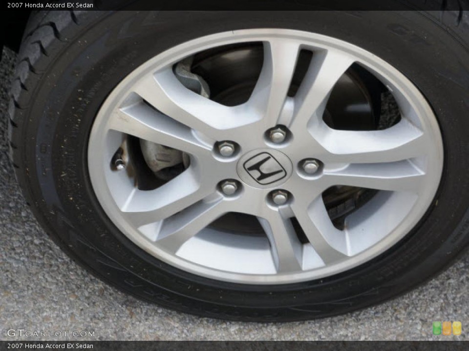2007 Honda Accord EX Sedan Wheel and Tire Photo #47195462