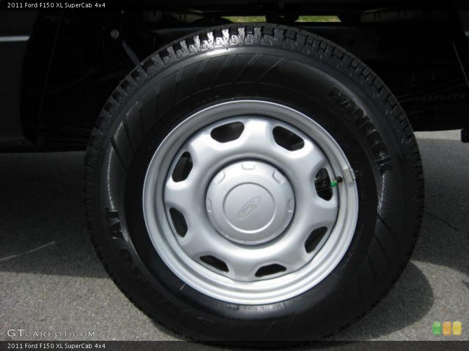 2011 Ford F150 XL SuperCab 4x4 Wheel and Tire Photo #47196101