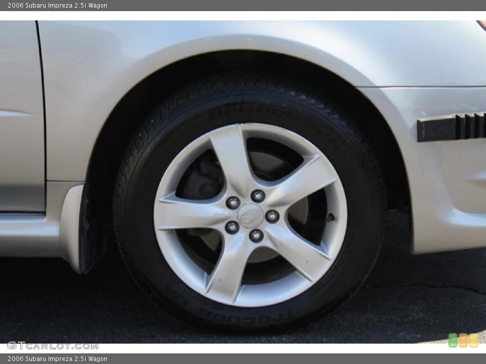 2006 Subaru Impreza 2.5i Wagon Wheel and Tire Photo #47197280