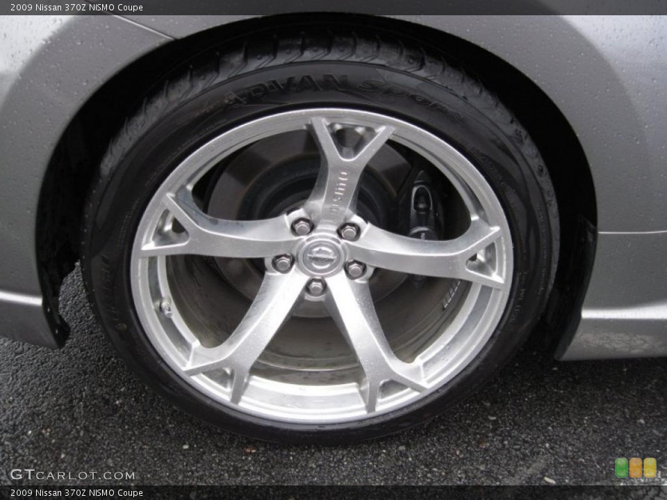 2009 Nissan 370Z NISMO Coupe Wheel and Tire Photo #47198666