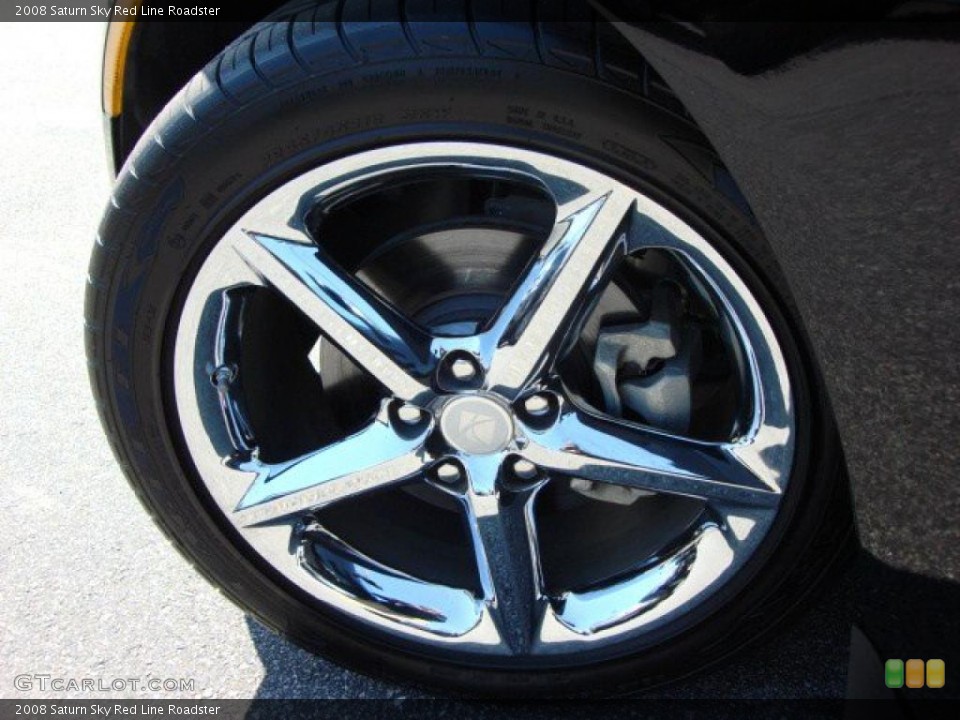 2008 Saturn Sky Red Line Roadster Wheel and Tire Photo #47199572