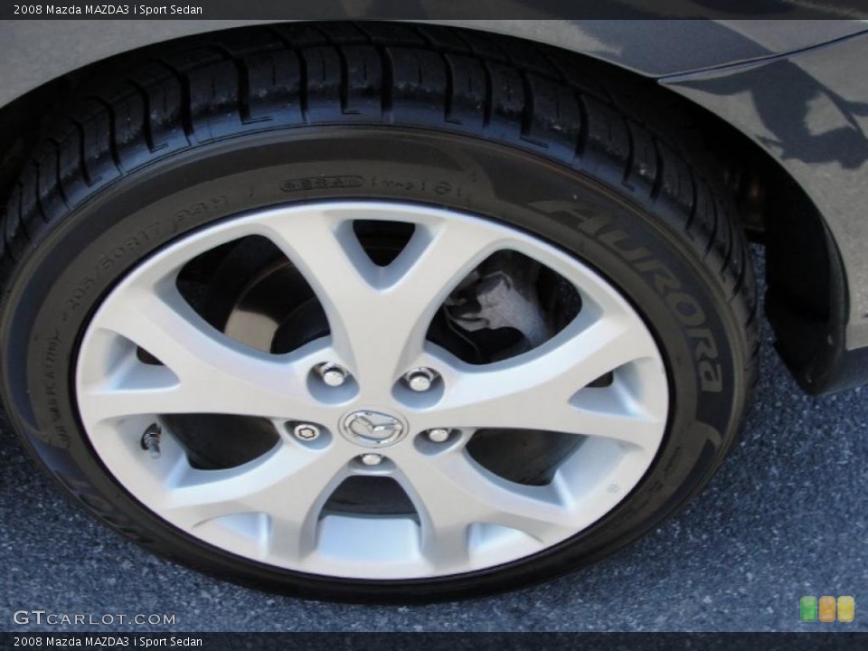 2008 Mazda MAZDA3 i Sport Sedan Wheel and Tire Photo #47201117