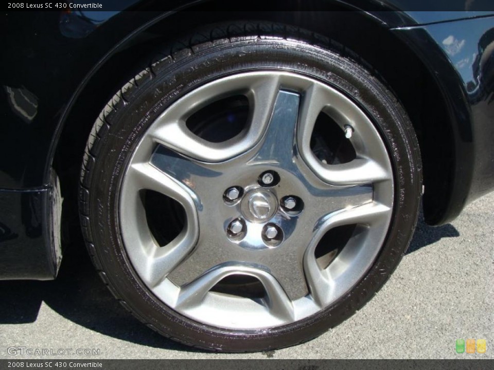 2008 Lexus SC 430 Convertible Wheel and Tire Photo #47201942