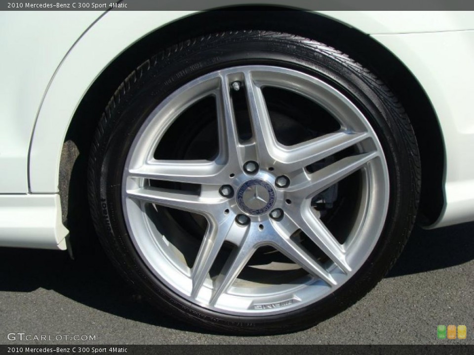 2010 Mercedes-Benz C 300 Sport 4Matic Wheel and Tire Photo #47205155