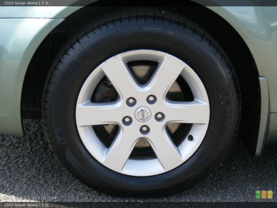 2003 Nissan Altima 2.5 SL Wheel and Tire Photo #47205458