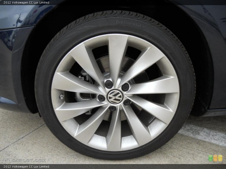2012 Volkswagen CC Lux Limited Wheel and Tire Photo #47207060