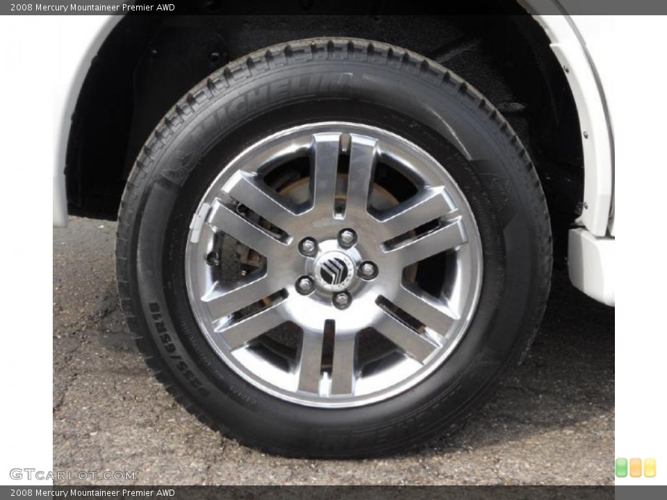 2008 Mercury Mountaineer Premier AWD Wheel and Tire Photo #47210954