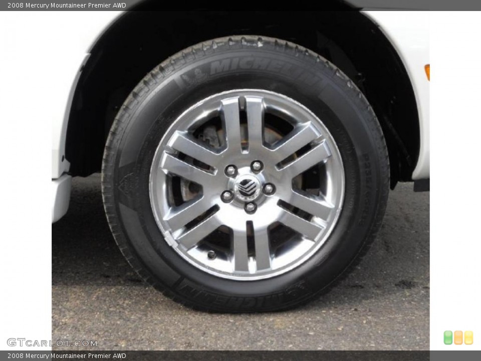 2008 Mercury Mountaineer Premier AWD Wheel and Tire Photo #47210999