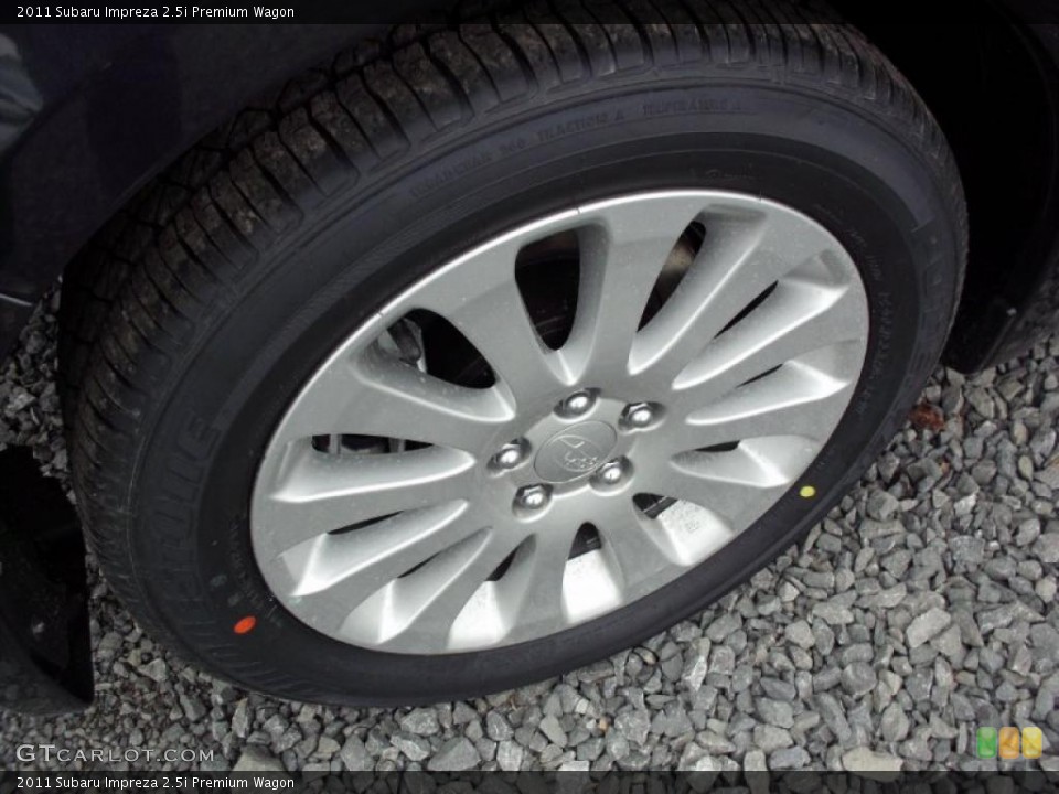 2011 Subaru Impreza 2.5i Premium Wagon Wheel and Tire Photo #47212442