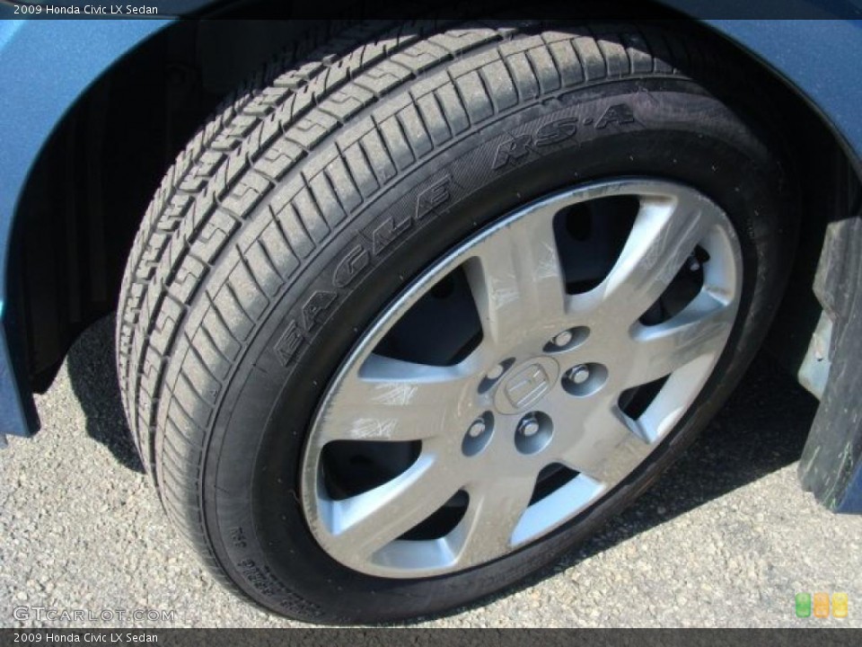 2009 Honda Civic LX Sedan Wheel and Tire Photo #47212748