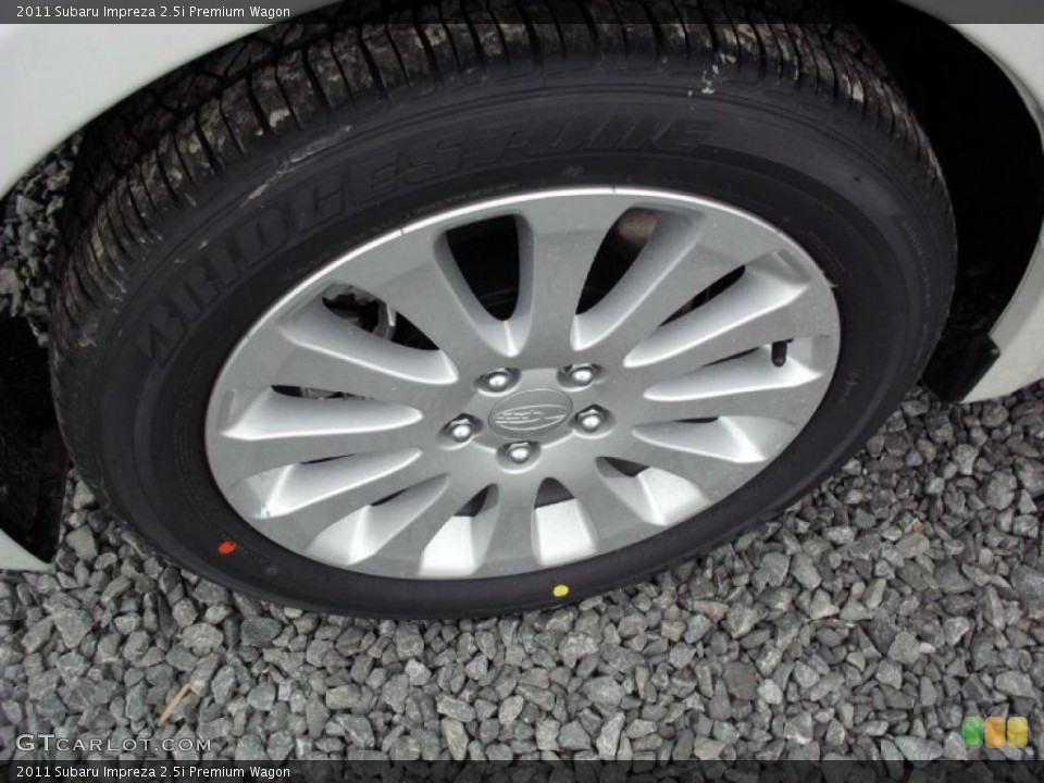 2011 Subaru Impreza 2.5i Premium Wagon Wheel and Tire Photo #47212751