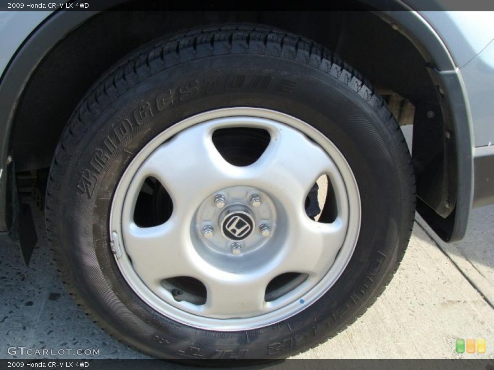 2009 Honda CR-V LX 4WD Wheel and Tire Photo #47214989