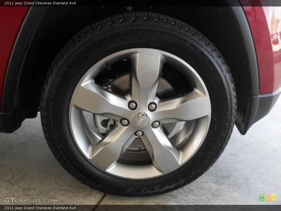 2011 Jeep Grand Cherokee Overland 4x4 Wheel and Tire Photo #47218391