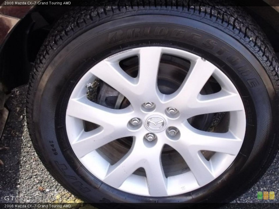 2008 Mazda CX-7 Grand Touring AWD Wheel and Tire Photo #47223632