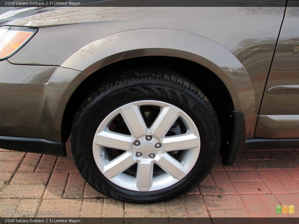 2008 Subaru Outback 2.5i Limited Wagon Wheel and Tire Photo #47228498