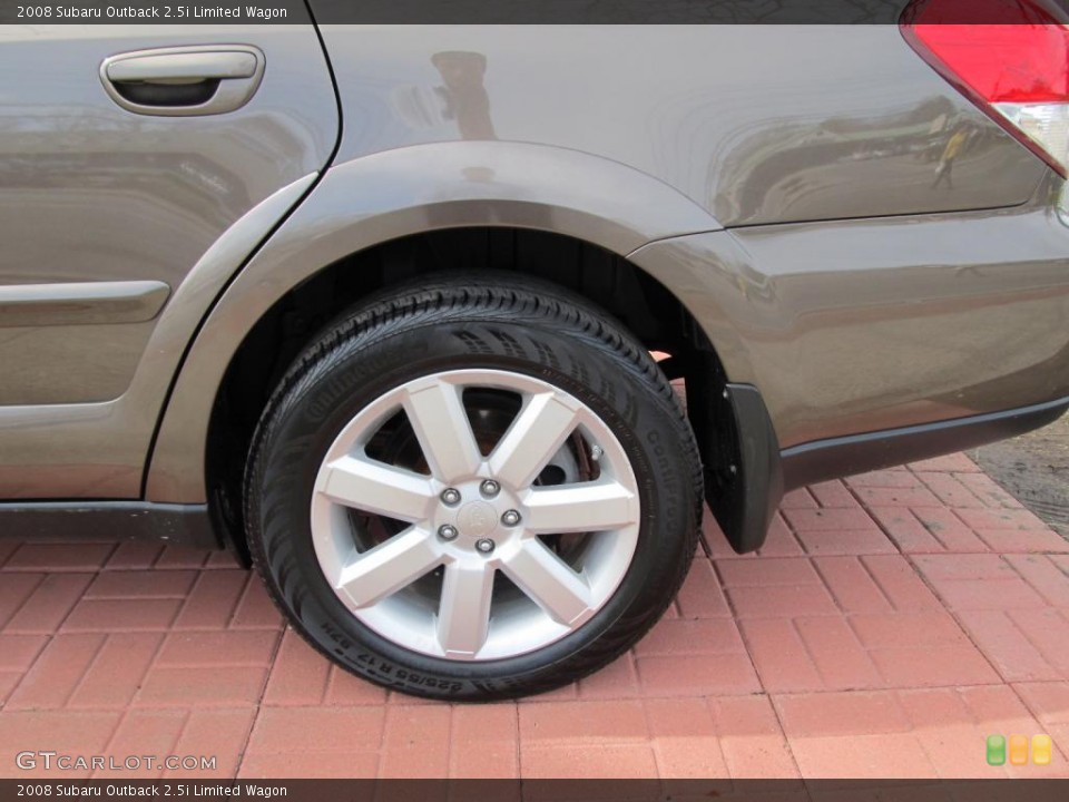 2008 Subaru Outback 2.5i Limited Wagon Wheel and Tire Photo #47228513