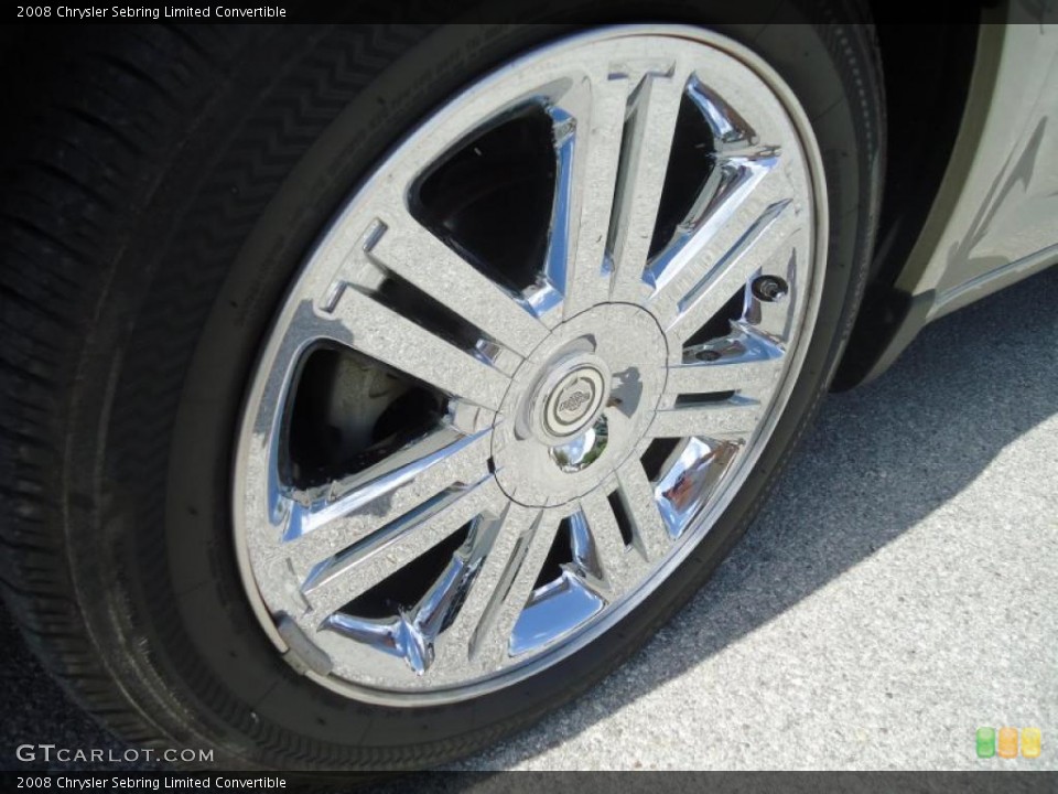 2008 Chrysler Sebring Limited Convertible Wheel and Tire Photo #47228618