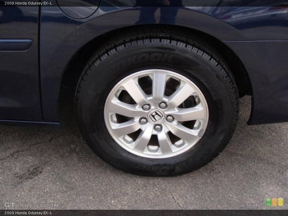 2009 Honda Odyssey EX-L Wheel and Tire Photo #47236715