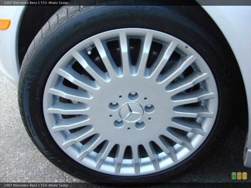 2007 Mercedes-Benz S 550 4Matic Sedan Wheel and Tire Photo #47238053