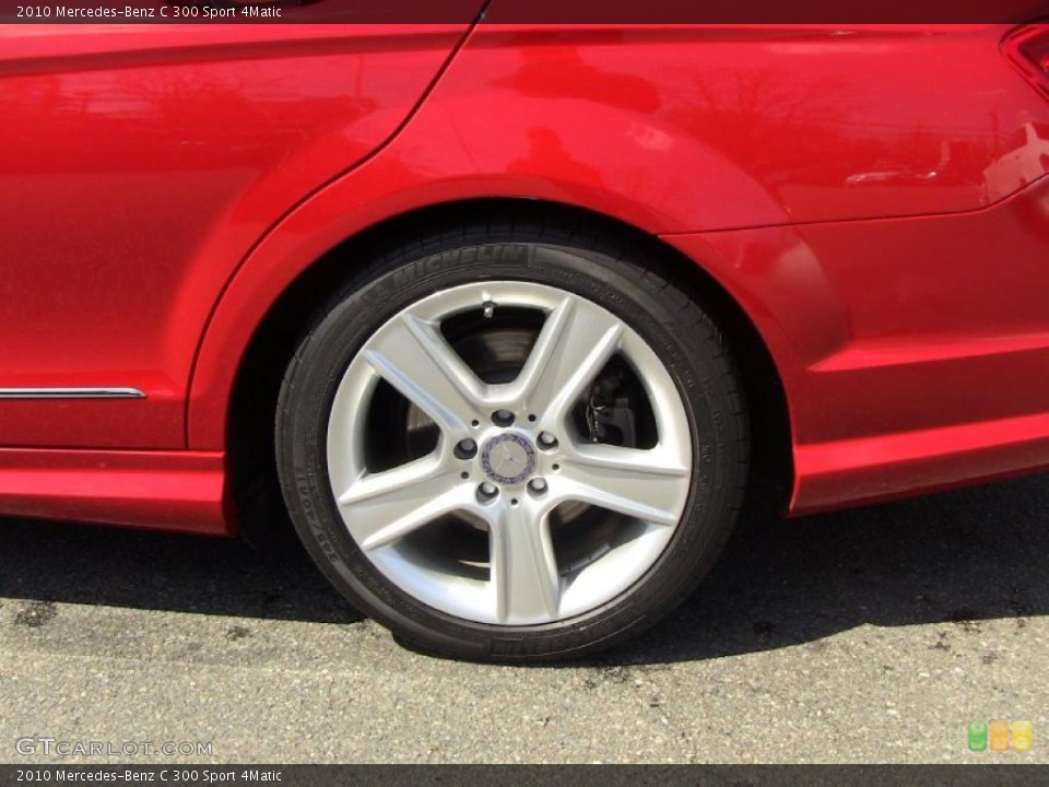 2010 Mercedes-Benz C 300 Sport 4Matic Wheel and Tire Photo #47238125
