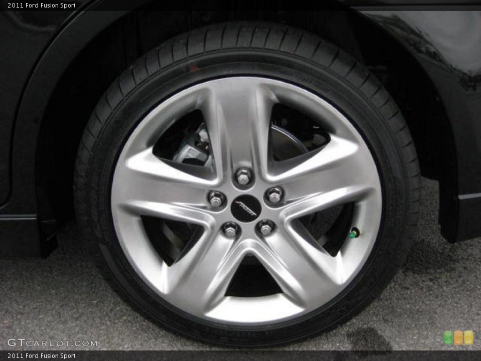 2011 Ford Fusion Sport Wheel and Tire Photo #47240852